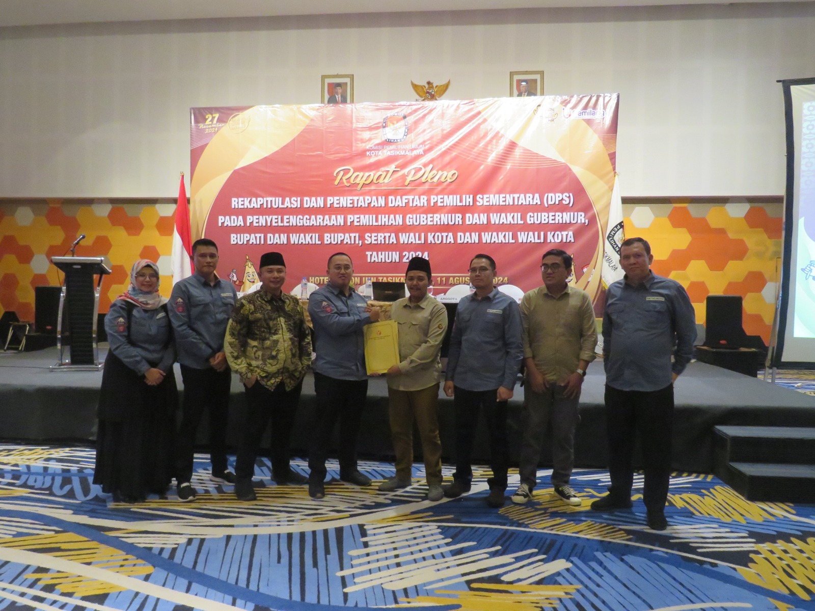 Penetapan Daftar Pemilih Sementara (DPS) Tingkat Kota Tasikmalaya