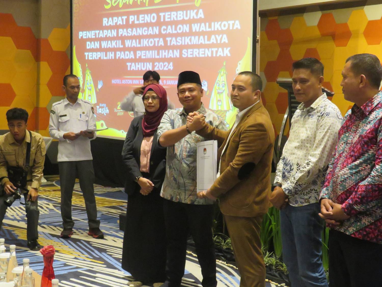 Pengawasan Langsung Pada Rapat Pleno Terbuka Penetapan Pasangan Calon Walikota dan Wakil Walikota Tasikmalaya pada Pemilihan Serentak Tahun 2024