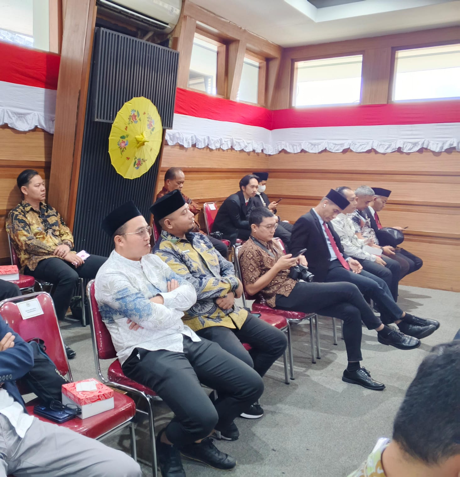Hadiri Rapat Paripurna Mendengarkan Pidato Kenegaraan Presiden RI