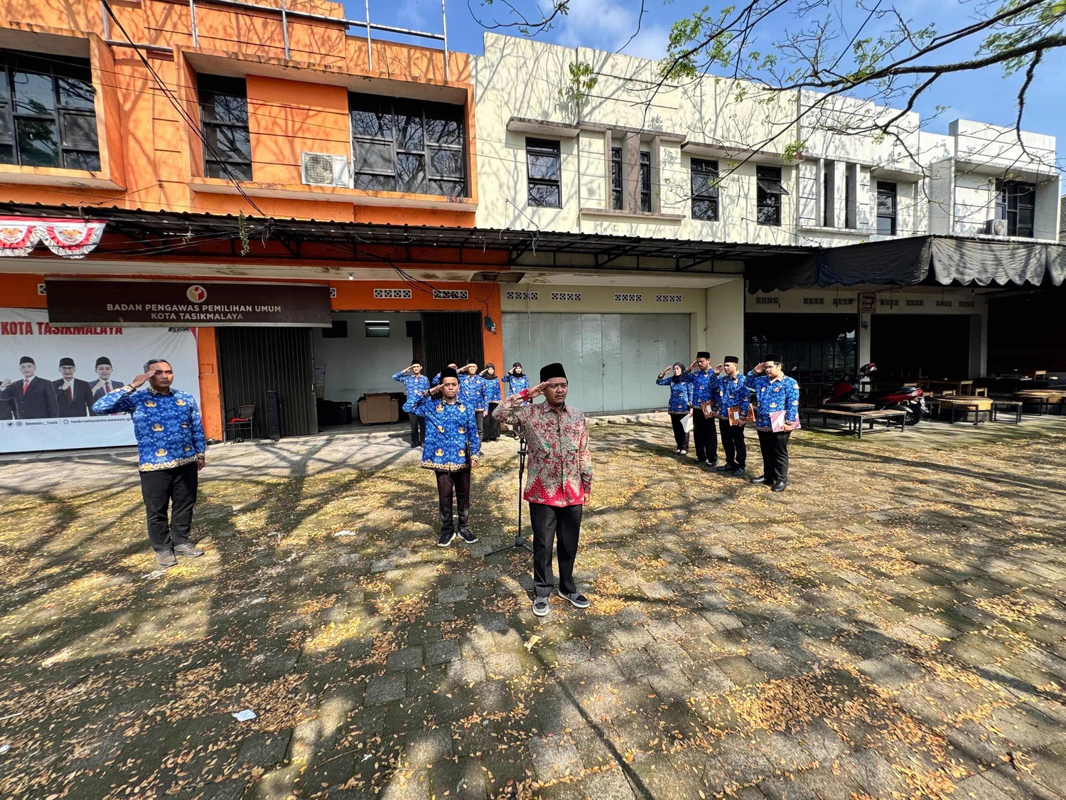 Bawaslu Kota Tasikmalaya Gelar Upacara HUT ke-80 Kemerdekaan RI