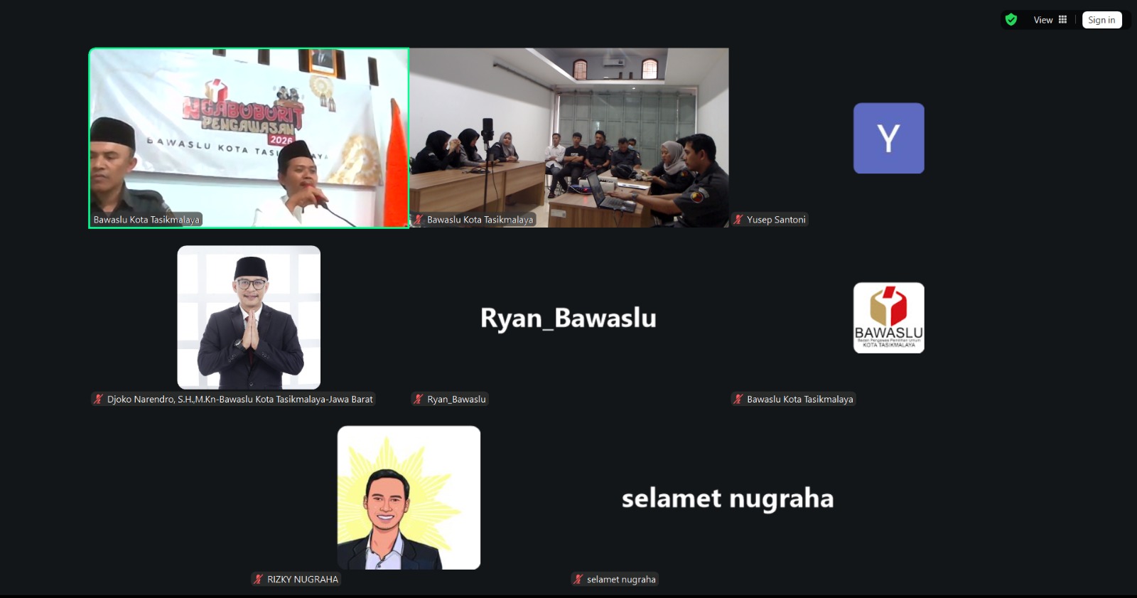 Ngabuburit Pengawasan Bawaslu Kota Tasikmalaya Gaungkan Pencegahan Lebih Keren dari Penindakan