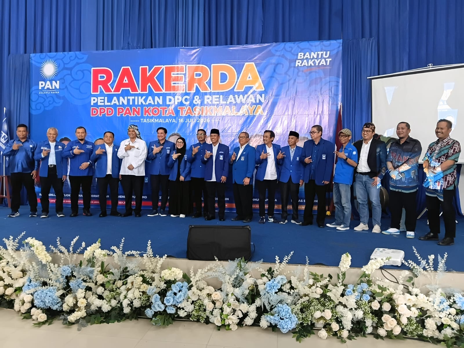 Hadiri Rakerda dan Pelantikan Pengurus DPC serta Relawan DPD PAN