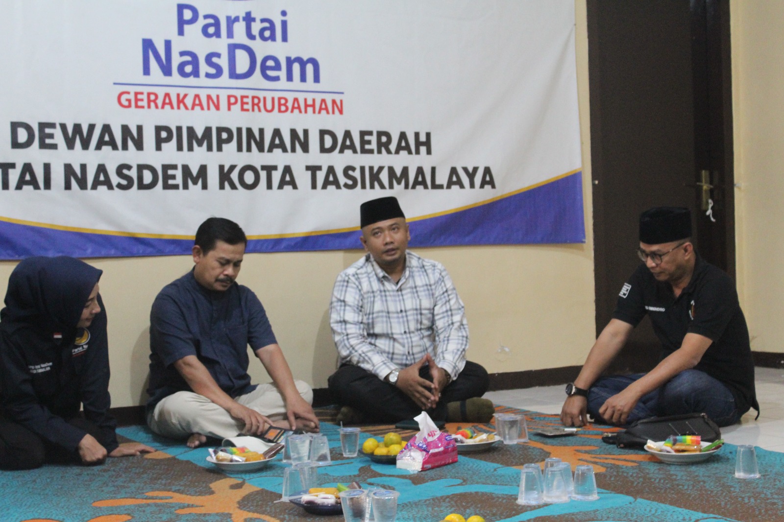 Bawaslu Kota Tasikmalaya Lakukan Silaturahmi dan Koordinasi Pemutakhiran Data Partai Politik