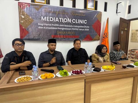 Bawaslu Kota Tasikmalaya Jadi Tuan Rumah Peningkatan Kapasitas Aparatur dan Konsolidasi Pengawasan Data Partai Politik Berkelanjutan Wilayah 3