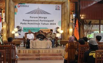  Bawaslu Kota Tasikmalaya melaksanakan kegiatan Forum Warga Pengawasan Partisipatif pada Pemilihan Serentak Tahun 2024 