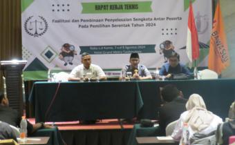 Kegiatan Dan Pembinaan Penyelesaian Sengketa Antar Peserta Pada Pemilihan Serentak Tahun 2024