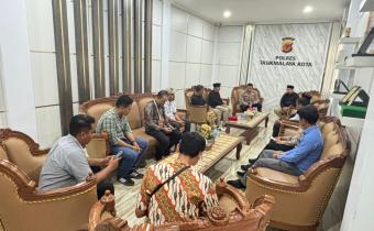 Melaksanakan Silatuhrahmi dan Koordinasi dengan Kapolres Tasikmalaya kota