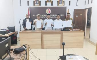 Bawaslu Kota Tasikmalaya Tandatangani Dokumen IKU 2026,