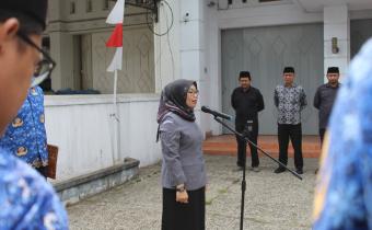 PERKUAT INTEGRITAS PENGAWASAN, BAWASLU KOTA TASIKMALAYA GELAR UPACARA HARI KESAKTIAN PANCASILA 